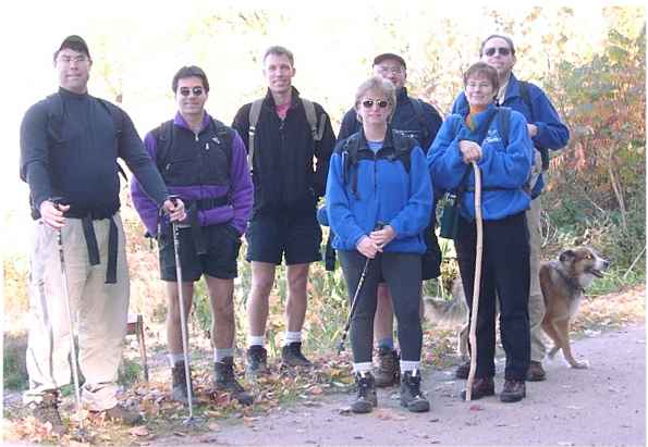 The gang for the Holyoke Range Hike