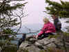 Lunchtime with a view of Mt. Monadnock