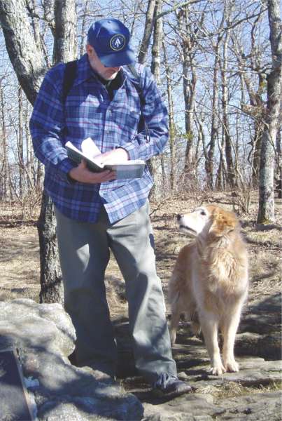 Tom S. and Tammy at the summit of Springer Mt., Georgia